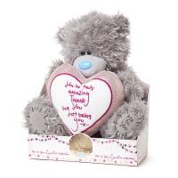 9" You're Amazing Verse Padded Heart Me to You Bear Extra Image 1 Preview